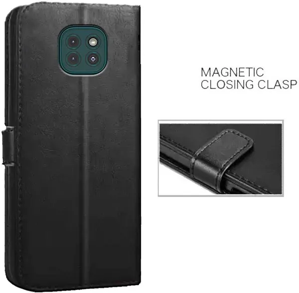 Black_Artificial_Leather_Moto_G9_Flip_Cover