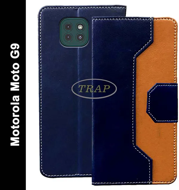 Multicolor_Artificial_Leather_Motorola_Moto_G9_Flip_Cover