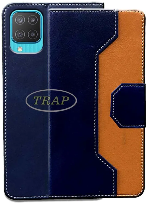 Multicolor_Artificial_Leather_Samsung_Galaxy_M12_Flip_Cover