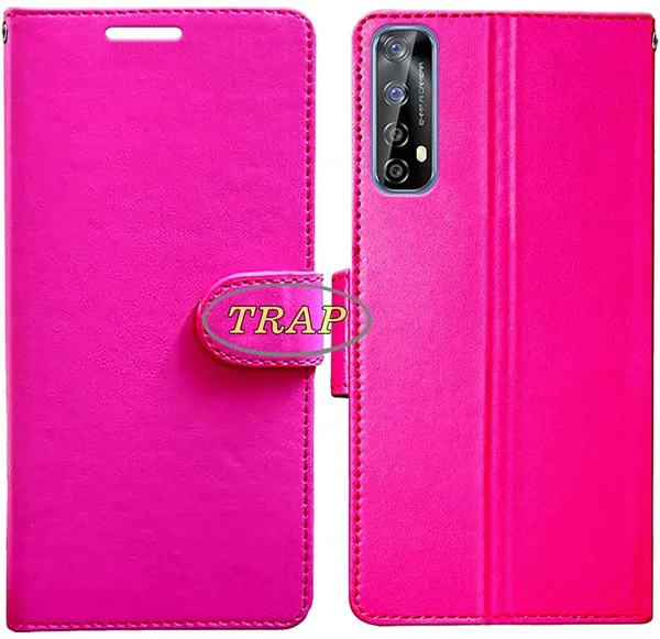 Pink_Artificial_Leather_Narzo_20_Pro_Back_Cover