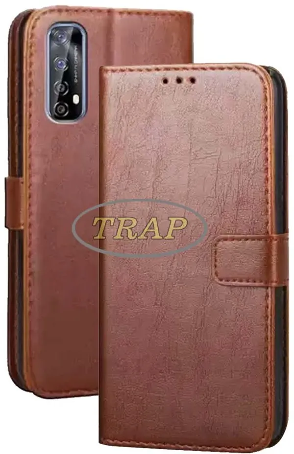Brown_Artificial_Leather_Narzo_30_4G_Back_Cover