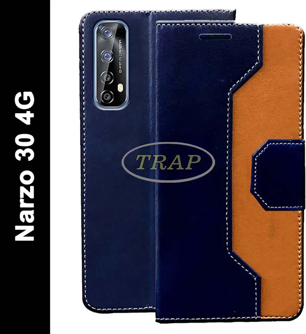 Multicolor_Artificial_Leather_Narzo_30_4G_Back_Cover