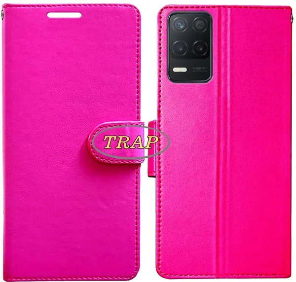 Pink_Artificial_Leather_Narzo_30_5G_Back_Cover