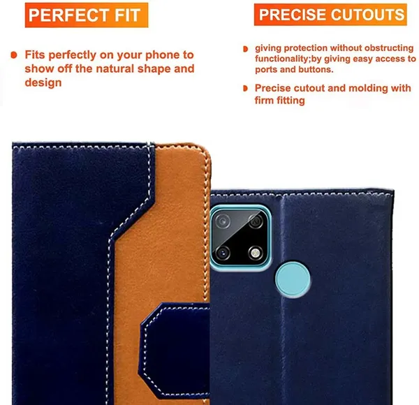 Multicolor_Artificial_Leather_Narzo_30A_Flip_Cover