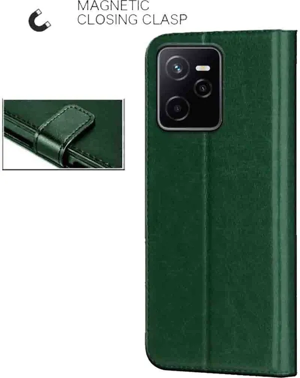 Green_Artificial_Leather_Narzo_50A_Prime_Back_Cover
