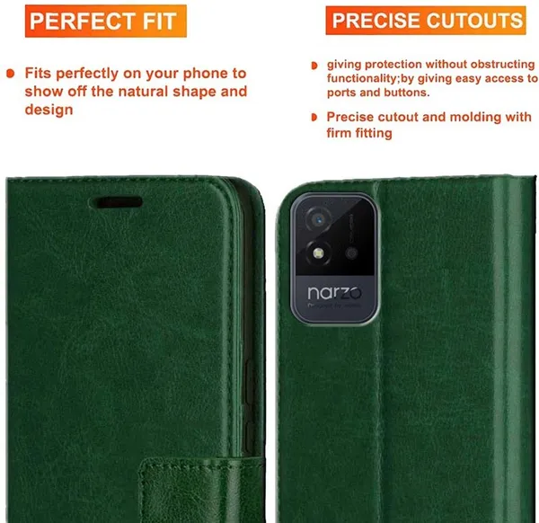 Green_Artificial_Leather_Narzo_50i_Back_Cover