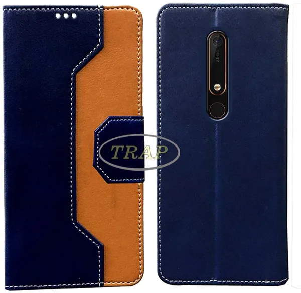 Multicolor_Artificial_Leather_Nokia_6.1_Flip_Cover