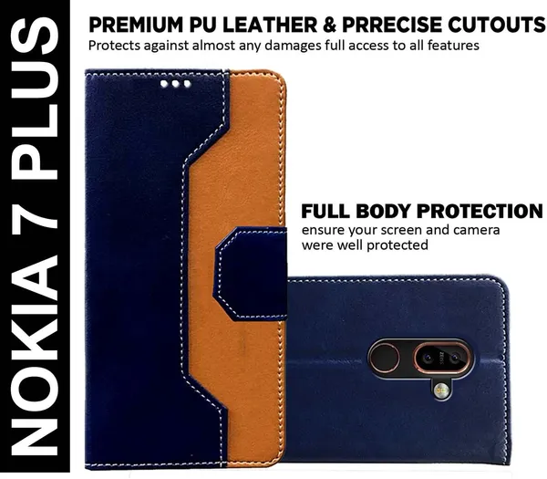 Multicolor_Artificial_Leather_Nokia_7_Plus_Flip_Cover