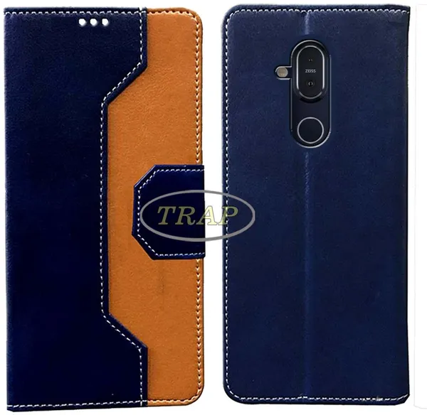 Multicolor_Artificial_Leather_Nokia_8.1_Flip_Cover