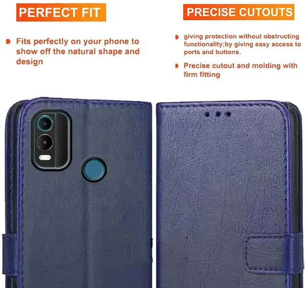 Blue_Artificial_Leather_Nokia_C21_Plus_Back_Cover