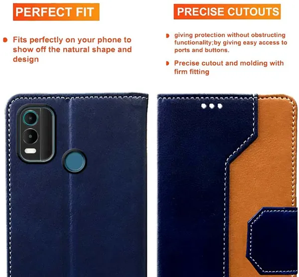 Multicolor_Artificial_Leather_Nokia_C21_Plus_Back_Cover