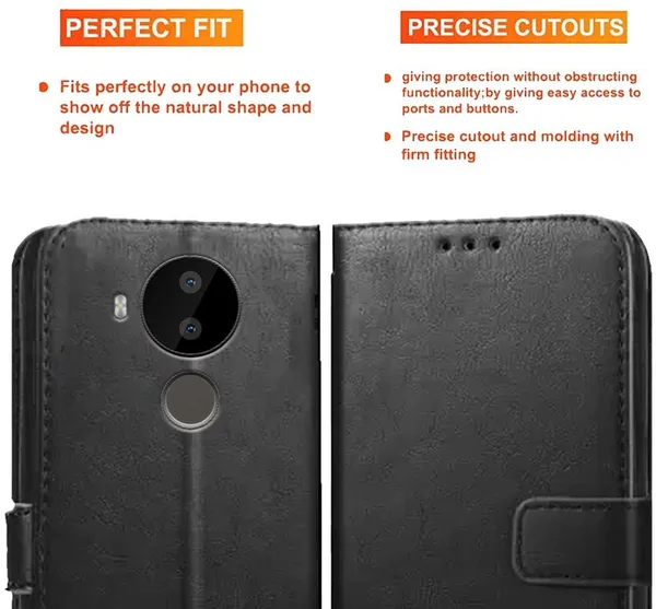 Black_Artificial_Leather_Nokia_C30_Back_Cover