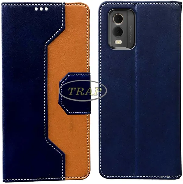 Multicolor_Artificial_Leather_Nokia_C32_Back_Cover