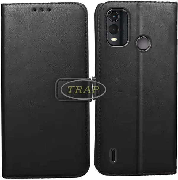 Black_Artificial_Leather_Nokia_G11_PLUS_Back_Cover