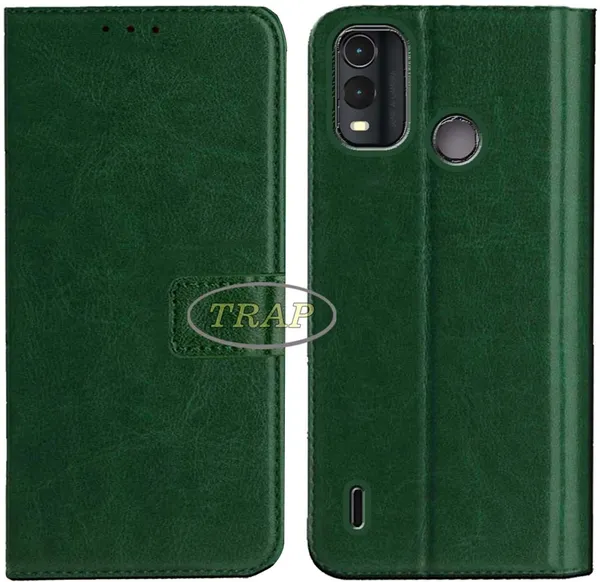 Green_Artificial_Leather_Nokia_G11_PLUS_Back_Cover