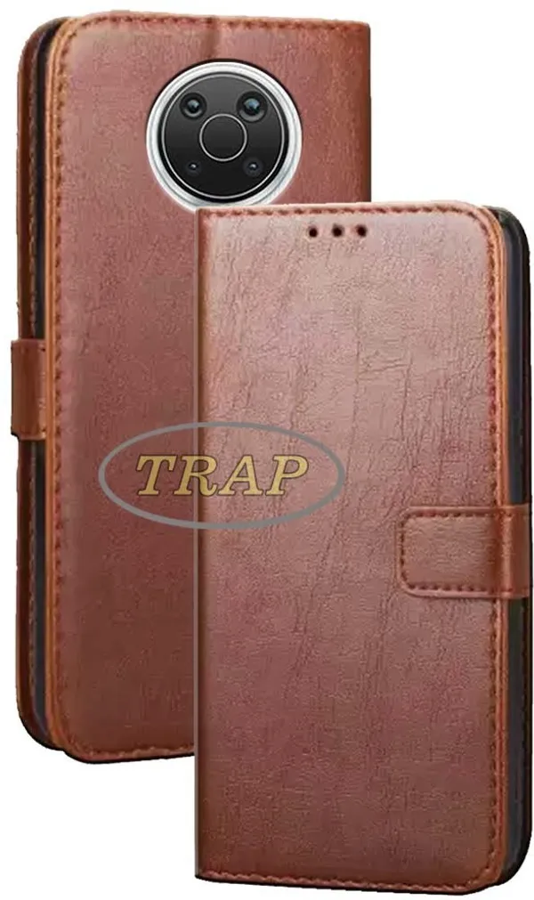 Brown_Artificial_Leather_Nokia_G20_Back_Cover