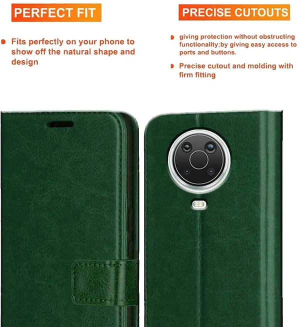 Green_Artificial_Leather_Nokia_G20_Back_Cover