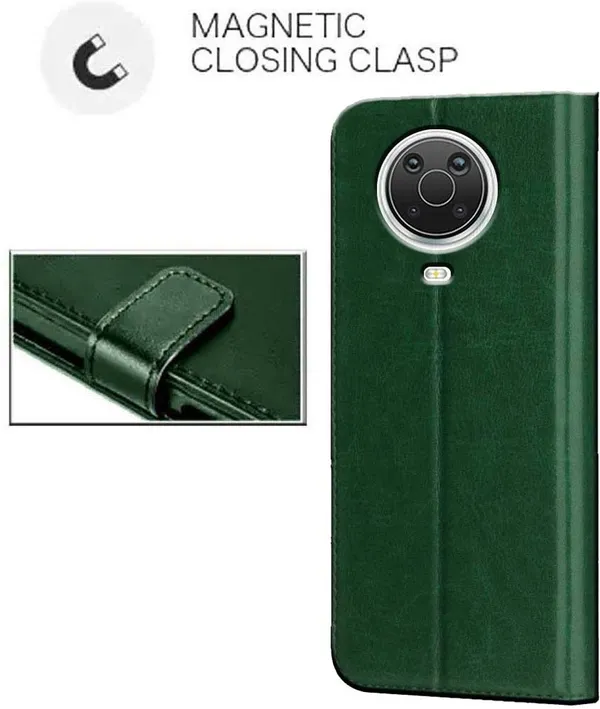 Green_Artificial_Leather_Nokia_G20_Back_Cover