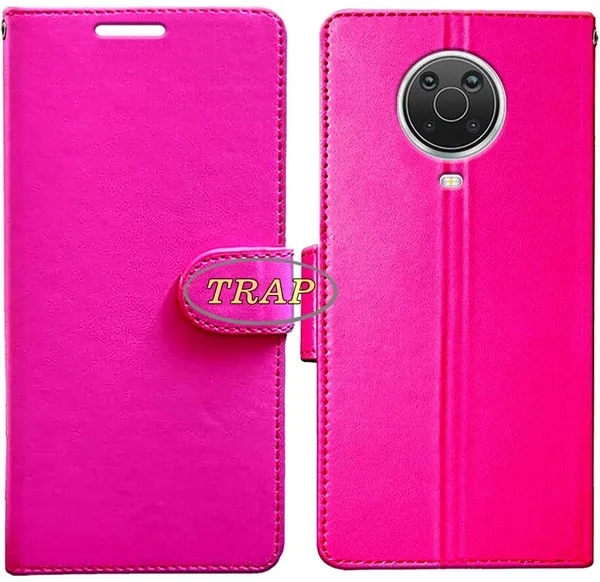 Pink_Artificial_Leather_Nokia_G20_Back_Cover