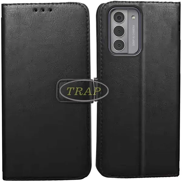 Black_Artificial_Leather_Nokia_G42_5G_Back_Cover