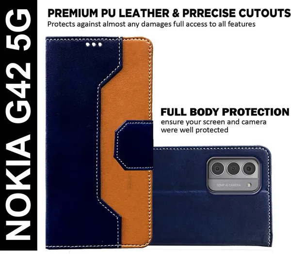 Multicolor_Artificial_Leather_Nokia_G42_5G_Back_Cover