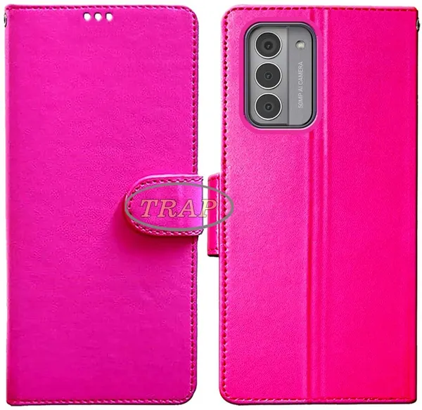Pink_Artificial_Leather_Nokia_G42_5G_Back_Cover