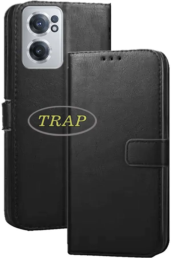 Black_Artificial_Leather_OnePlus_Nord_CE_2_Back_Cover