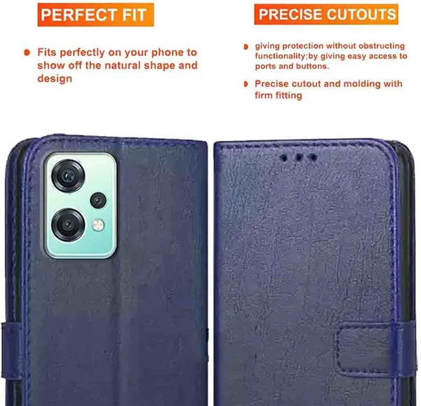 Blue_Artificial_Leather_OnePlus_Nord_CE_2_Lite_5G_Back_Cover