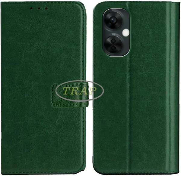 Green_Artificial_Leather_OnePlus_Nord_CE3_Lite_5G_Back_Cover