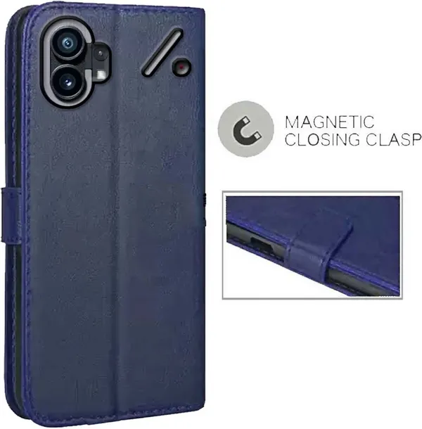 Blue_Artificial_Leather_Nothing_Phone_1_Back_Cover