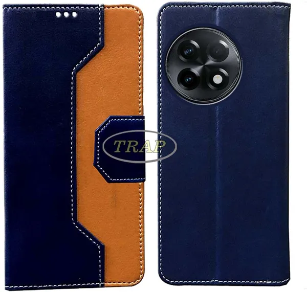 Multicolor_Artificial_Leather_OnePlus_11R_Back_Cover