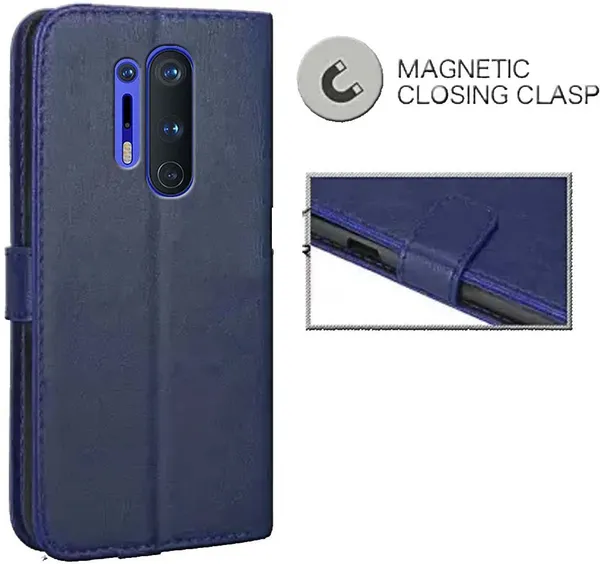Blue_Leather_OnePlus_8_Pro_Flip_Cover