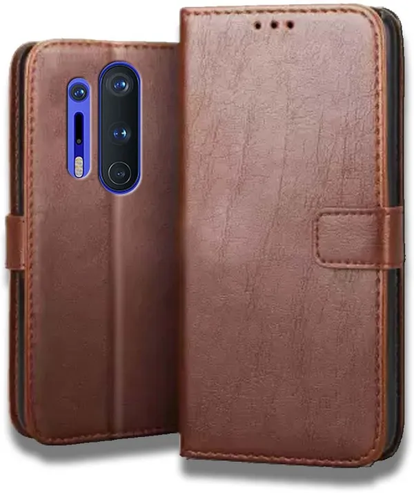 Brown_Leather_OnePlus_8_Pro_Flip_Cover