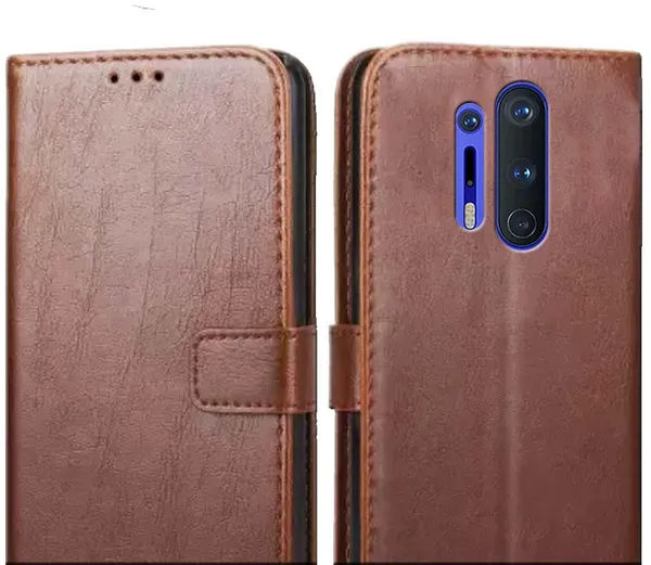 Brown_Leather_OnePlus_8_Pro_Flip_Cover