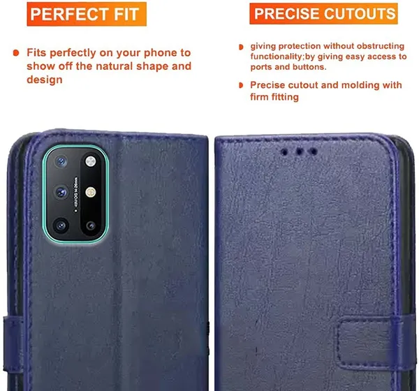 Blue_Artificial_Leather_OnePlus_8T_Back_Cover
