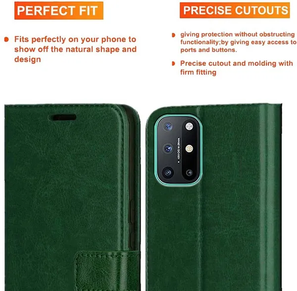 Green_Artificial_Leather_OnePlus_8T_Back_Cover