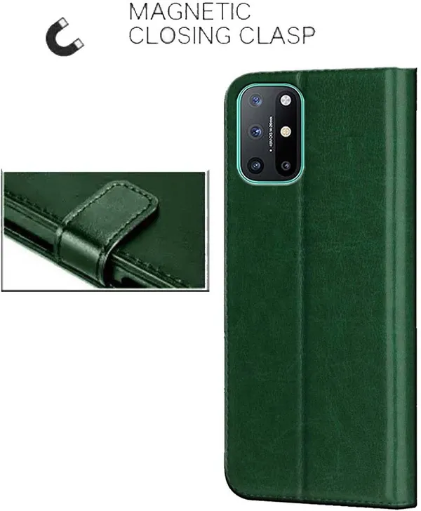Green_Artificial_Leather_OnePlus_8T_Back_Cover