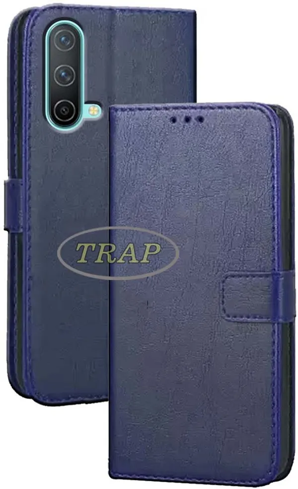 Blue_Artificial_Leather_OnePlus_Nord_CE_5G_Back_Cover
