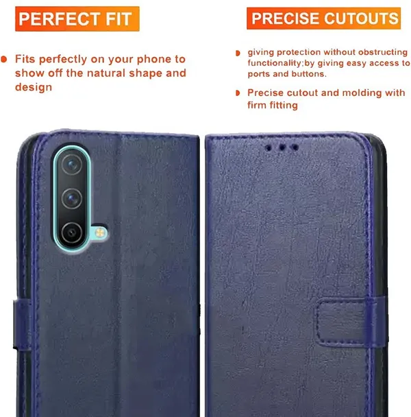 Blue_Artificial_Leather_OnePlus_Nord_CE_5G_Back_Cover