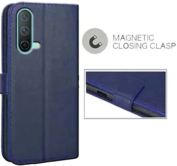 Blue_Artificial_Leather_OnePlus_Nord_CE_5G_Back_Cover