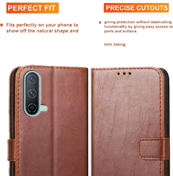 Brown_Artificial_Leather_OnePlus_Nord_CE_5G_Back_Cover