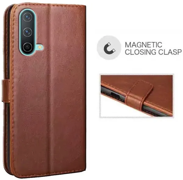 Brown_Artificial_Leather_OnePlus_Nord_CE_5G_Back_Cover