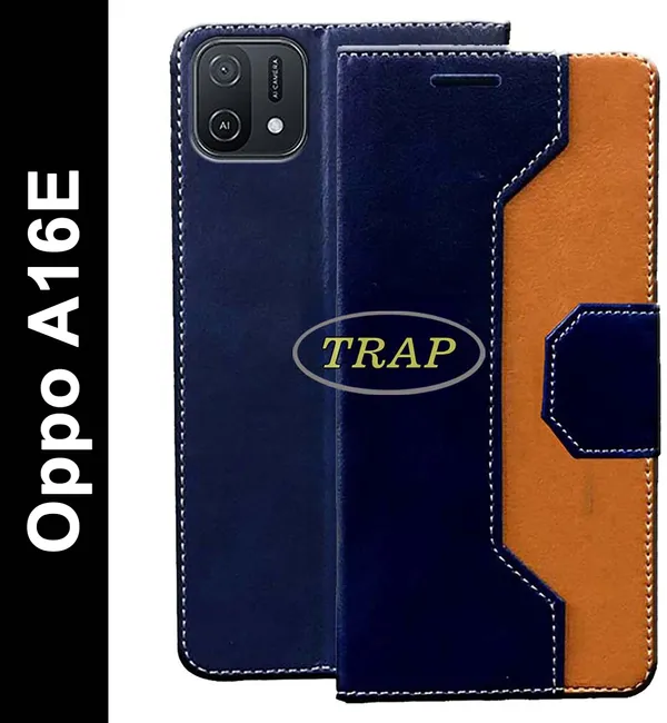 Multicolor_Artificial_Leather_Oppo_A16E_Back_Cover