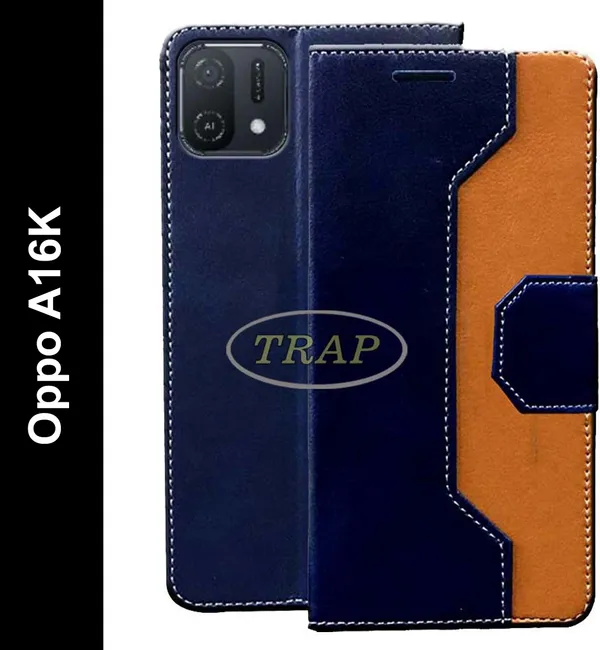 Multicolor_Artificial_Leather_Oppo_A16K_Back_Cover