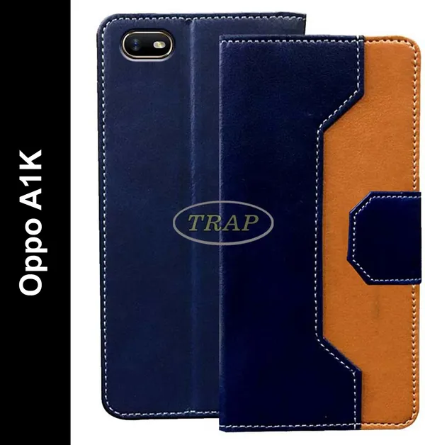 Multicolor_Artificial_Leather_Oppo_A1K_Flip_Cover