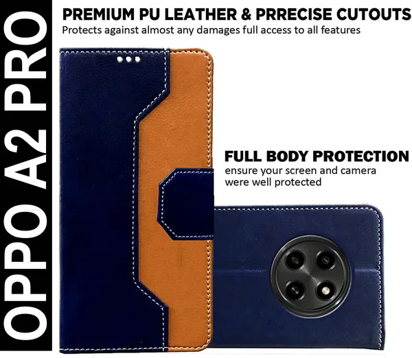 Multicolor_Artificial_Leather_Oppo_A2_Pro_Back_Cover