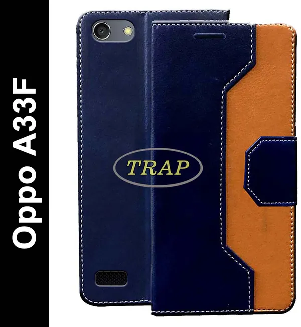 Multicolor_Artificial_Leather_Oppo_A33F_Back_Cover