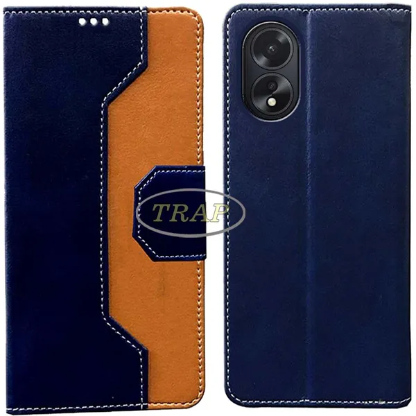 Multicolor_Artificial_Leather_Oppo_A38_Back_Cover