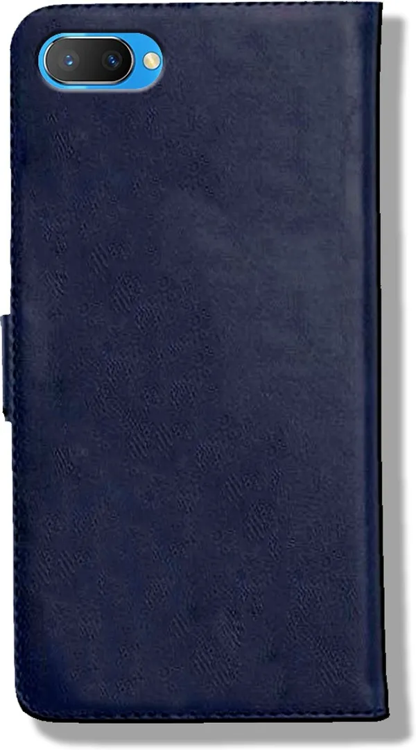 Blue_Leather_Oppo_A5_Flip_Cover