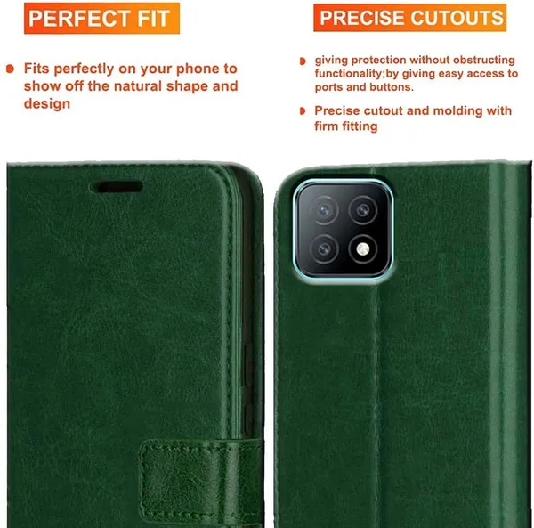 Green_Artificial_Leather_Oppo_A53_5G_Back_Cover